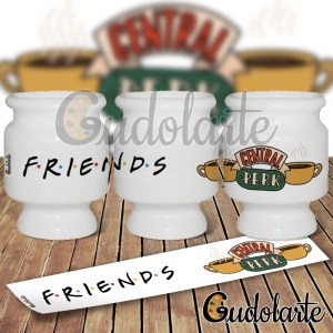 mate de cerámica personalizado Friends