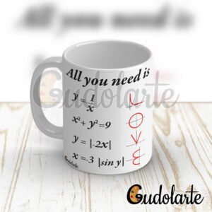 taza personalizada all you need is love