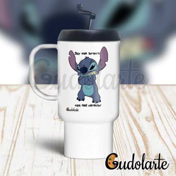 jarro plástico personalizado Stitch Ternura