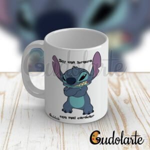 taza cerámica personalizada Sticth ternura