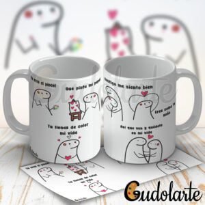 Taza cerámica personalizada Flork tú eres el pincel