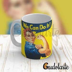 taza cerámica personalizada We can do it