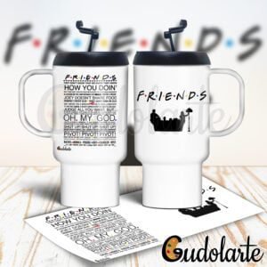 jarro plástico personalizado Friends