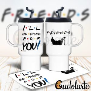 jarro plástico personalizado Friends