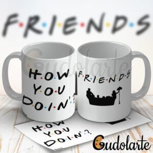 taza de cerámica personalizada Friends