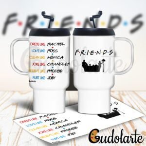 jarro plástico personalizado Friends