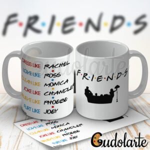 taza de cerámica personalizada Friends