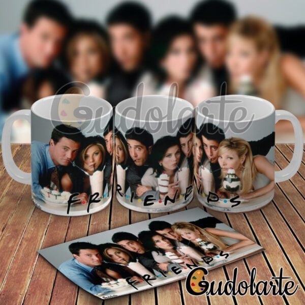 taza de cerámica personalizada Friends