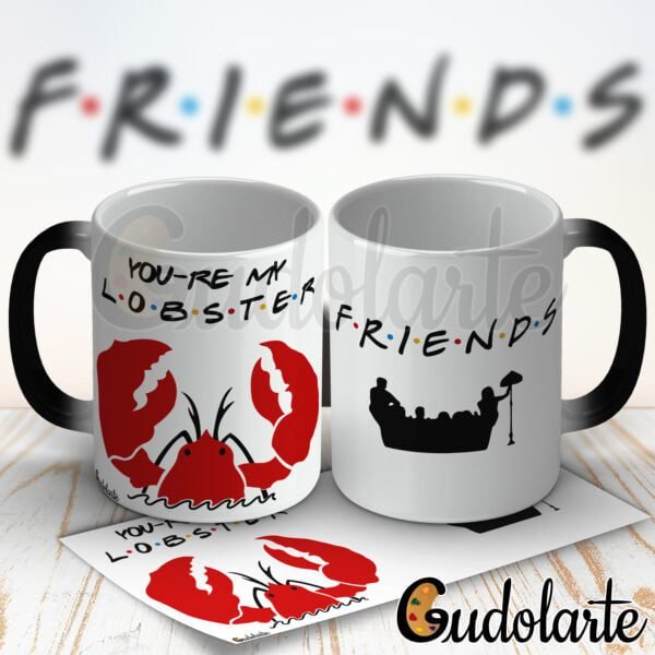 taza mágica personalizada Friends