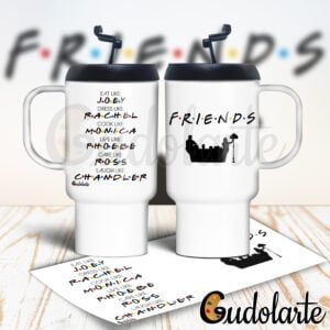 jarro plástico personalizado Friends