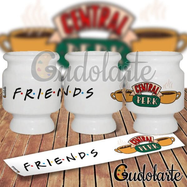 mate de cerámica personalizado Friends