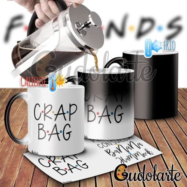 taza mágica personalizada Friends