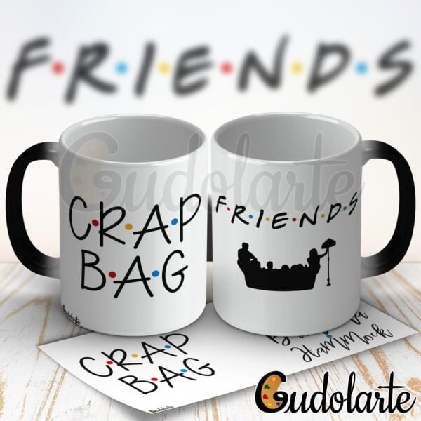 taza mágica personalizada Friends