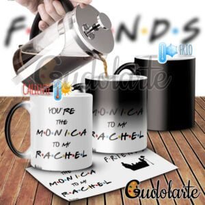 taza mágica personalizada Friends