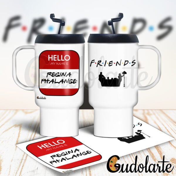 jarro plástico personalizado Friends