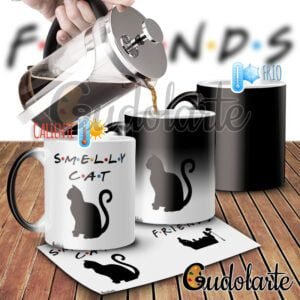 taza mágica personalizada Friends