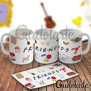 taza de cerámica personalizada Friends