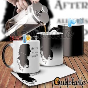 taza mágica personalizada Harry Potter