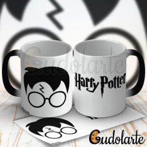taza mágica personalizada Harry Potter