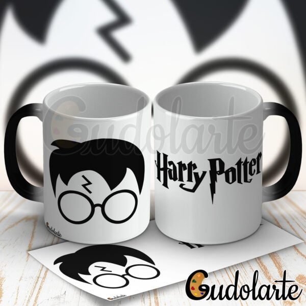 taza mágica personalizada Harry Potter