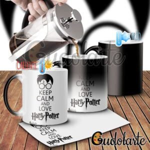 taza mágica personalizada Harry Potter