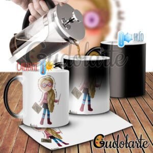 taza mágica personalizada Harry Potter