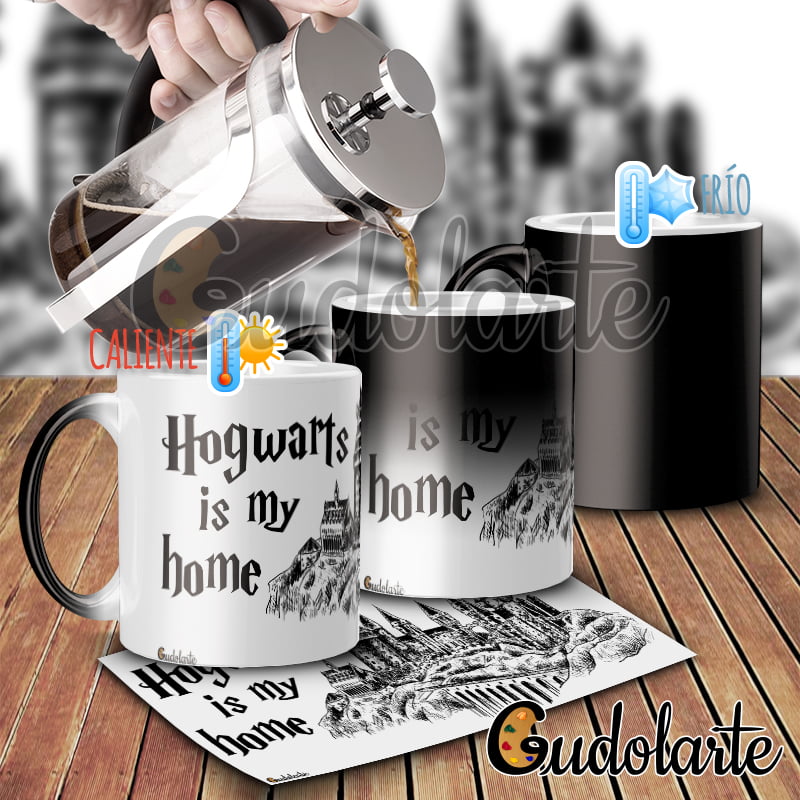 Taza mágica cerámica personalizada Harry Potter 06