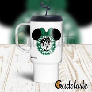 jarro plástico personalizado Minnie Coffee