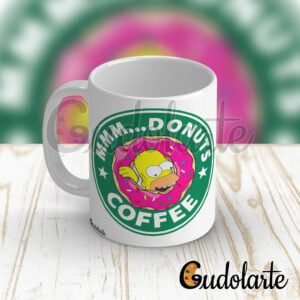 taza personalizada Simpson Coffee