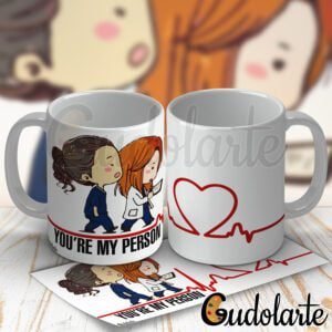 taza personalizada Grey's Anatomy