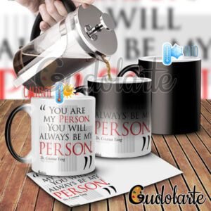 taza mágica personalizada Grey's Anatomy