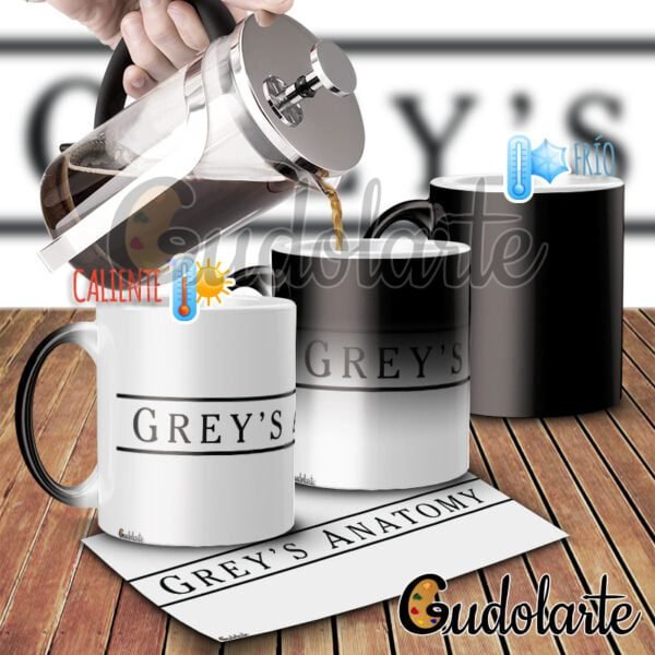 taza mágica personalizada Grey's Anatomy