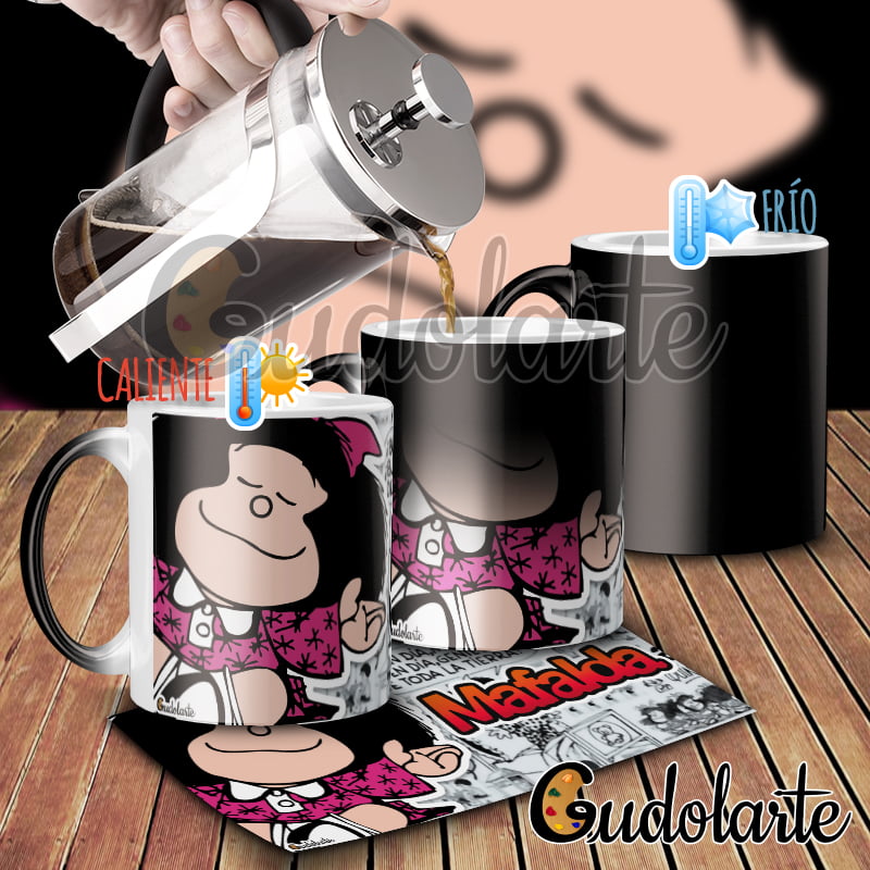 Taza cerámica personalizada Mafalda 03  Tazas personalizadas, remeras,  personalizados.