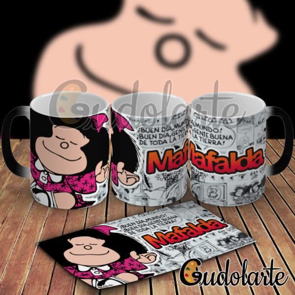 taza mágica personalizada Mafalda