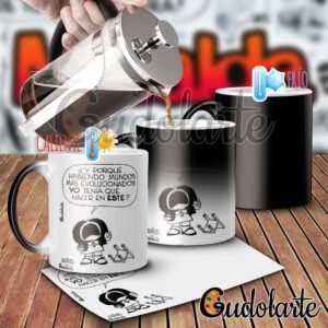 taza mágica personalizada Mafalda