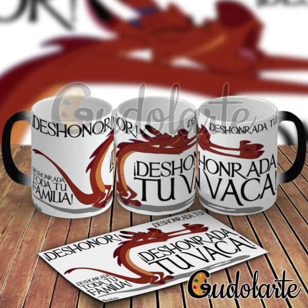 taza magica personalizada Mushu