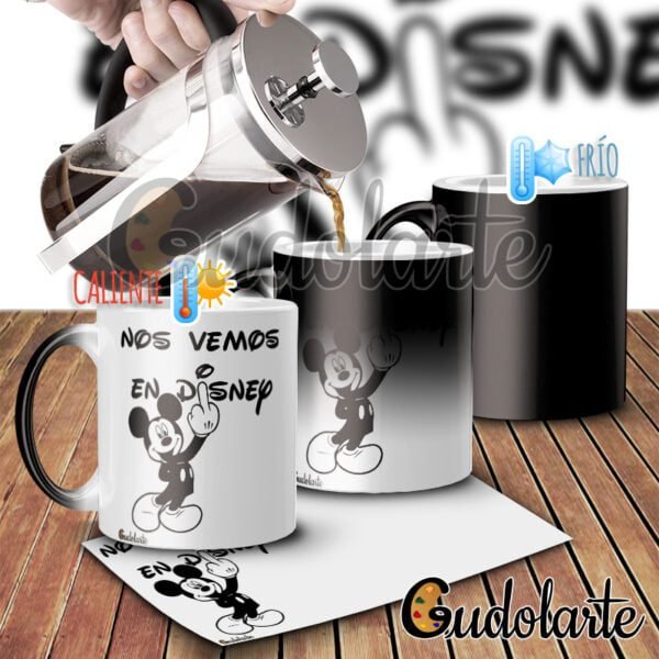 taza personalizada nos vemos en Disney