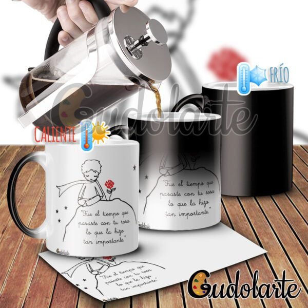 taza mágica personalizada El Principito