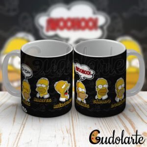 taza personalizada Simpson semana