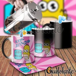 taza mágica personalizada Simpson Mr. Sparkle