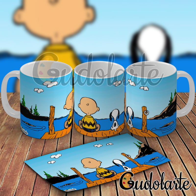 Taza cerámica personalizada Snoopy 03
