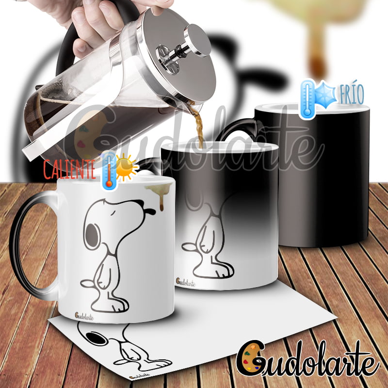 Taza cerámica personalizada Snoopy 03