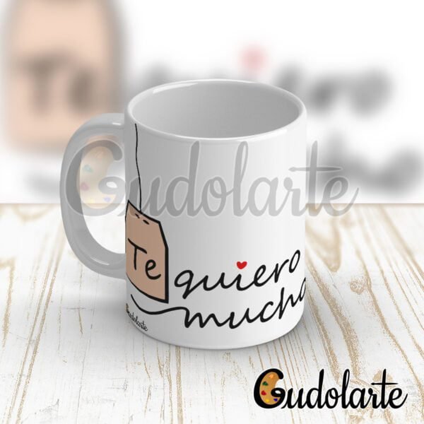 taza personalizada te quiero