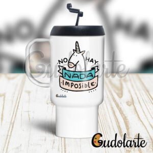 jarro plástico personalizado unicornio