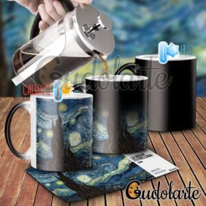 taza mágica personalizada Van Gogh La Noche Estrellada