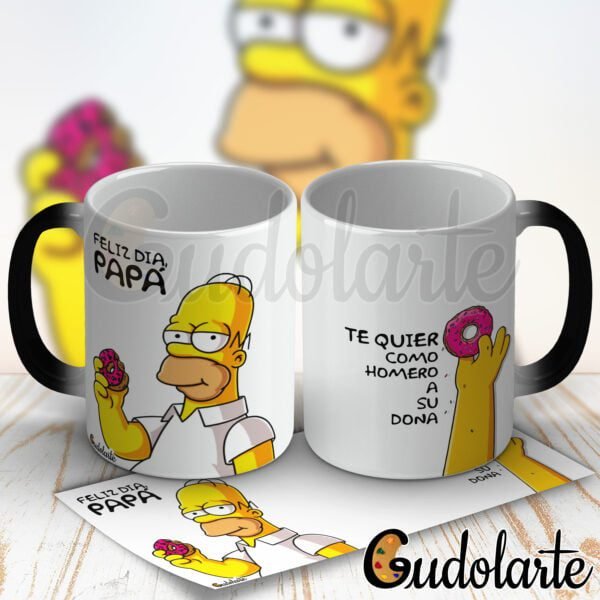 taza mágica personalizada padre