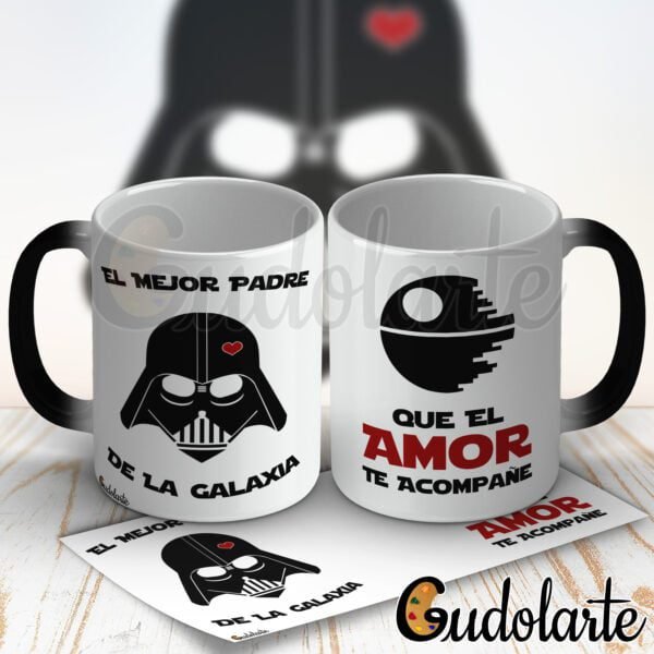 taza mágica personalizada padre