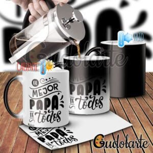 taza mágica personalizada padre