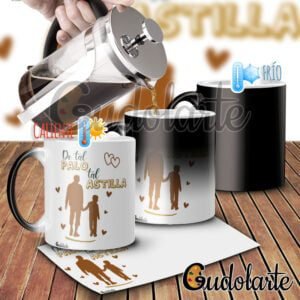 taza mágica personalizada padre