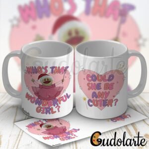 taza cerámica personalizada who's that wonderful girl